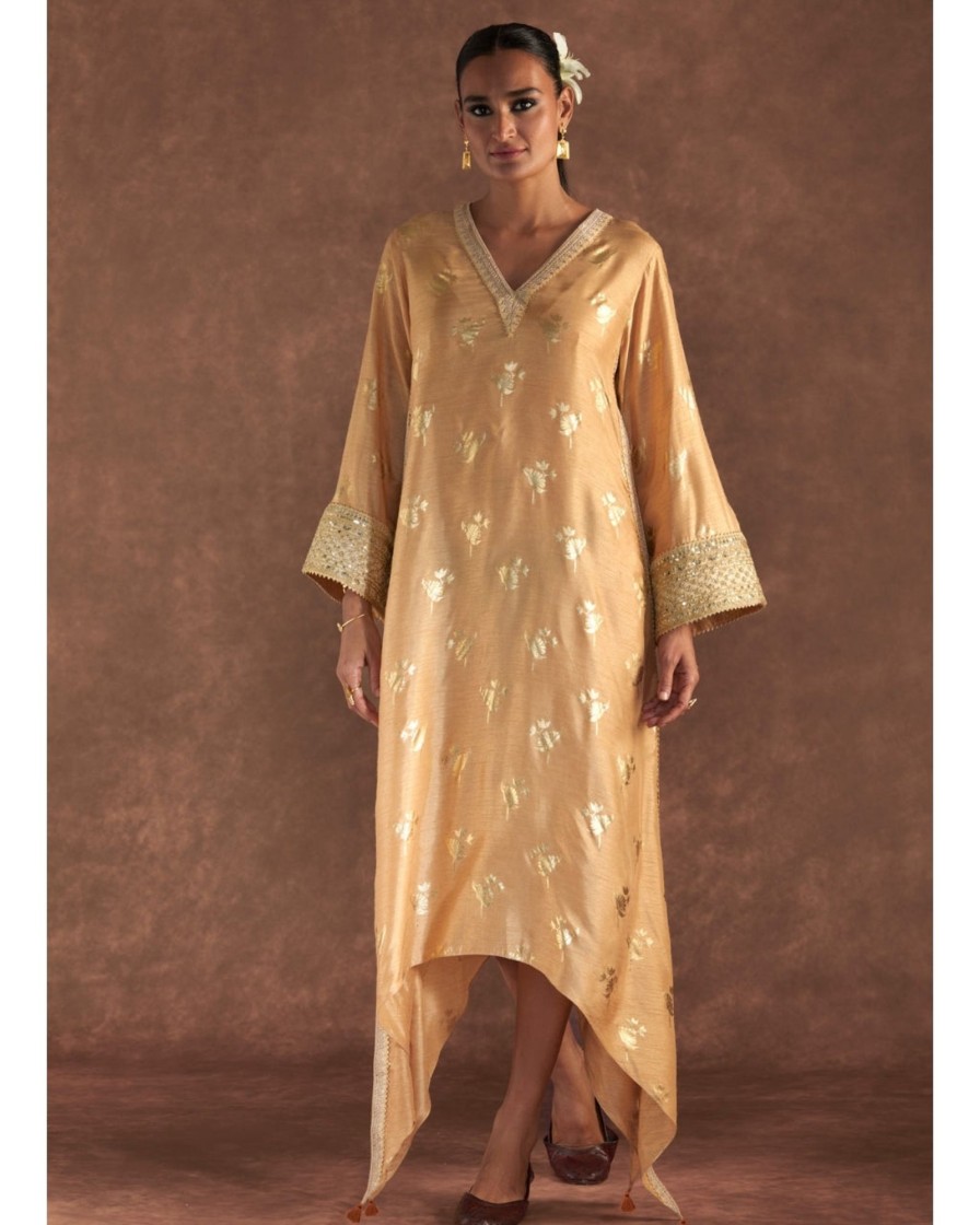 Womens House of Masaba | Beige Irisbud Kaftan