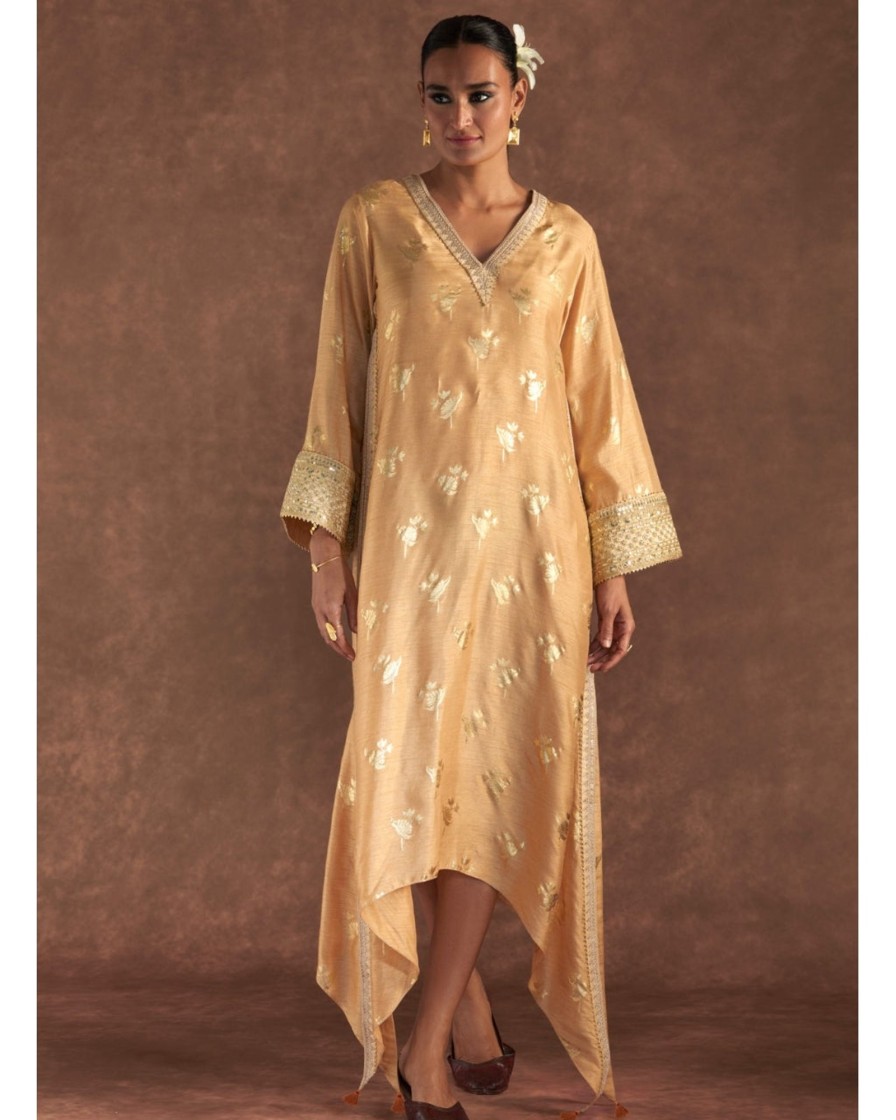 Womens House of Masaba | Beige Irisbud Kaftan