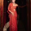 Bridal Arpita Mehta | Toasted Orange Sari Set