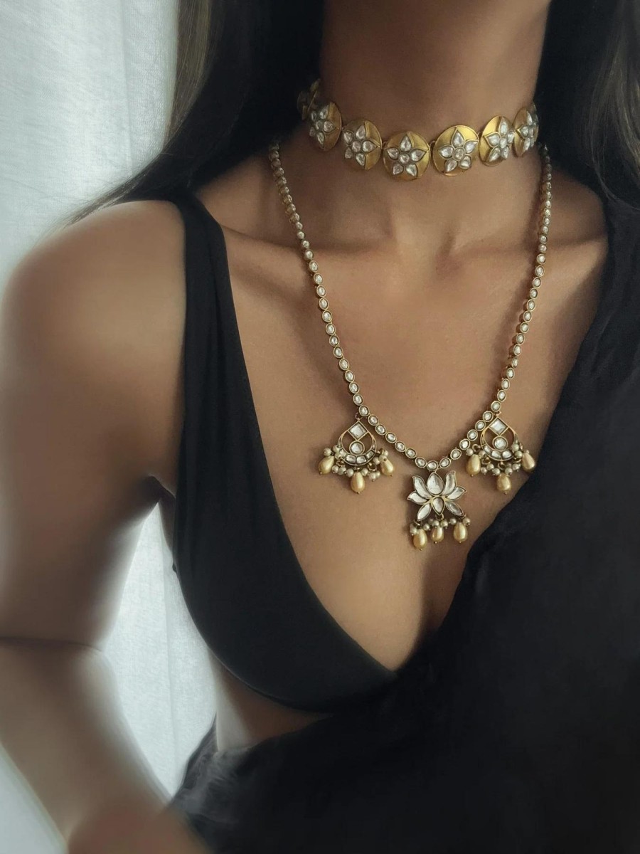 Womens KYNAH x Dhora India | Nurin Lotus Necklace