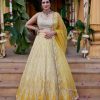 Womens Chamee and Palak | Yellow Mia Lehenga Set