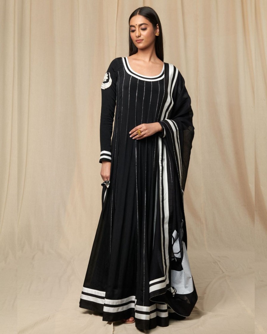 Womens House of Masaba | Black Chaand Baby Anarkali Set