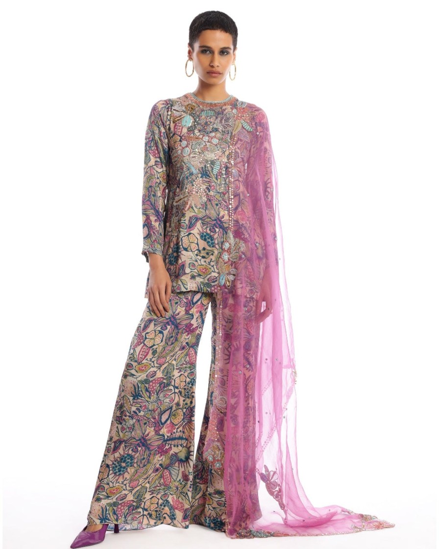 Womens Aisha Rao | Euphoria Short Kurta Set