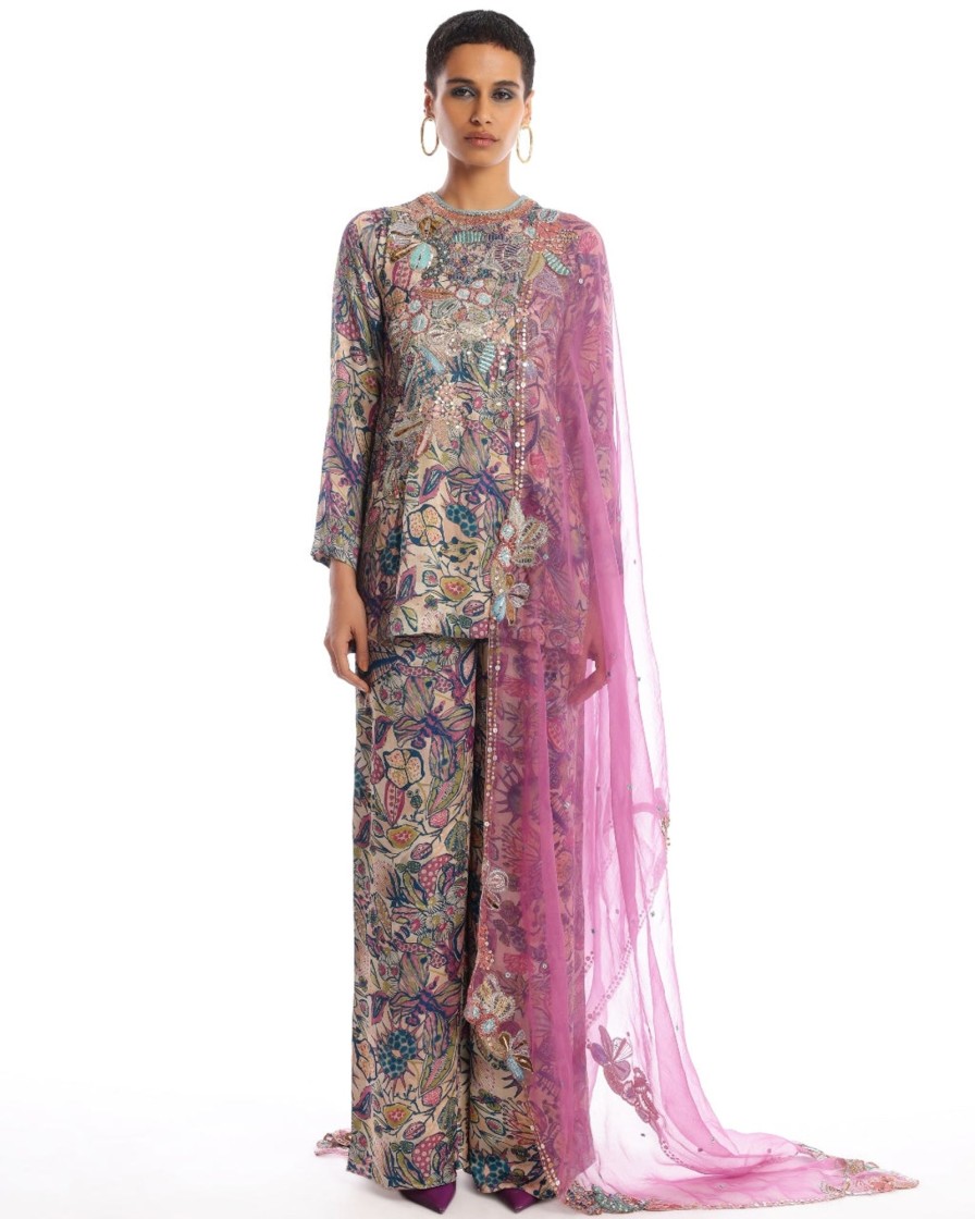 Womens Aisha Rao | Euphoria Short Kurta Set