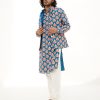 Mens Arjan Dugal | Pomegranate Print Kurta Set