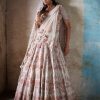 Bridal Dolly J | Irene Ivory Raw Silk Bridal Lehenga