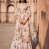 Womens Dolly J | Evadne Off White Chikankari Lehenga