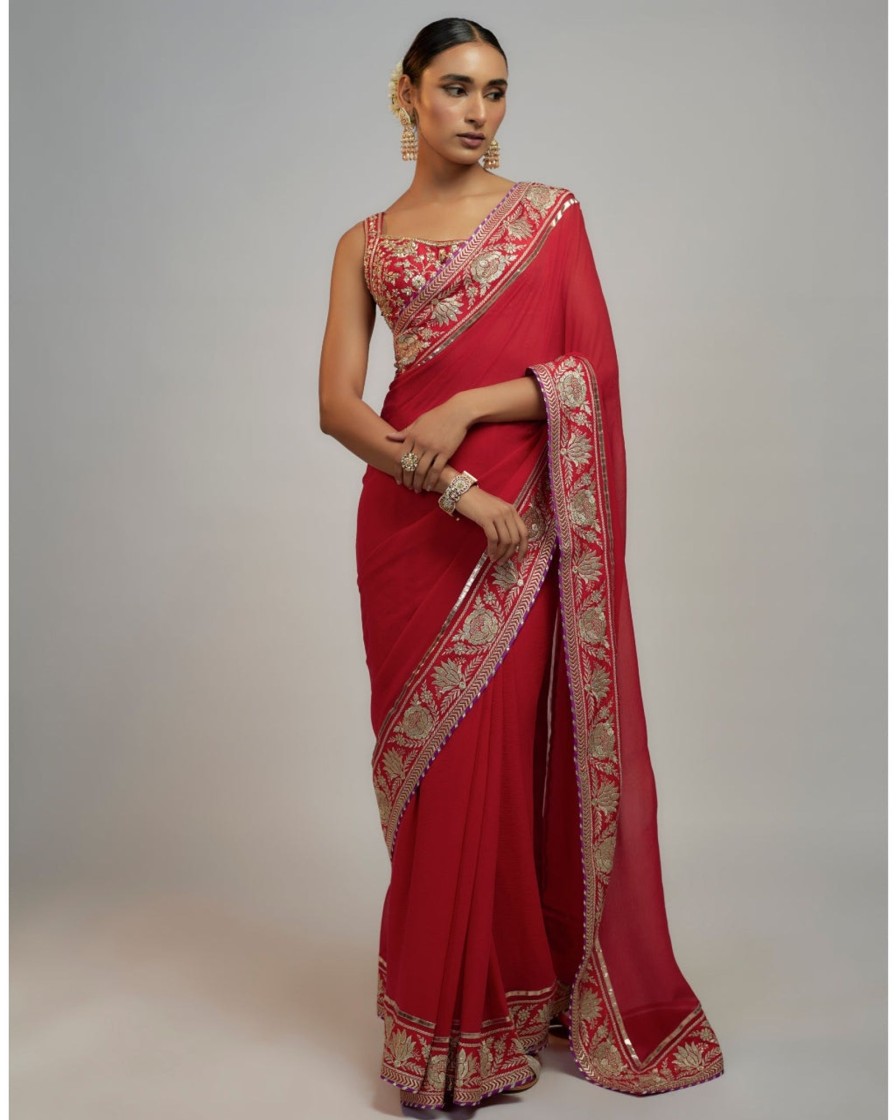 Womens Gopi Vaid | Golconda Vidhi Sari Set