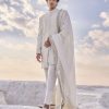 Mens Seema Gujral Mens | Off-White Kiran Dori Sherwani Set