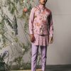 Mens Project Bandi | Lilac Riviera Roma Kurta U0026 Pajama