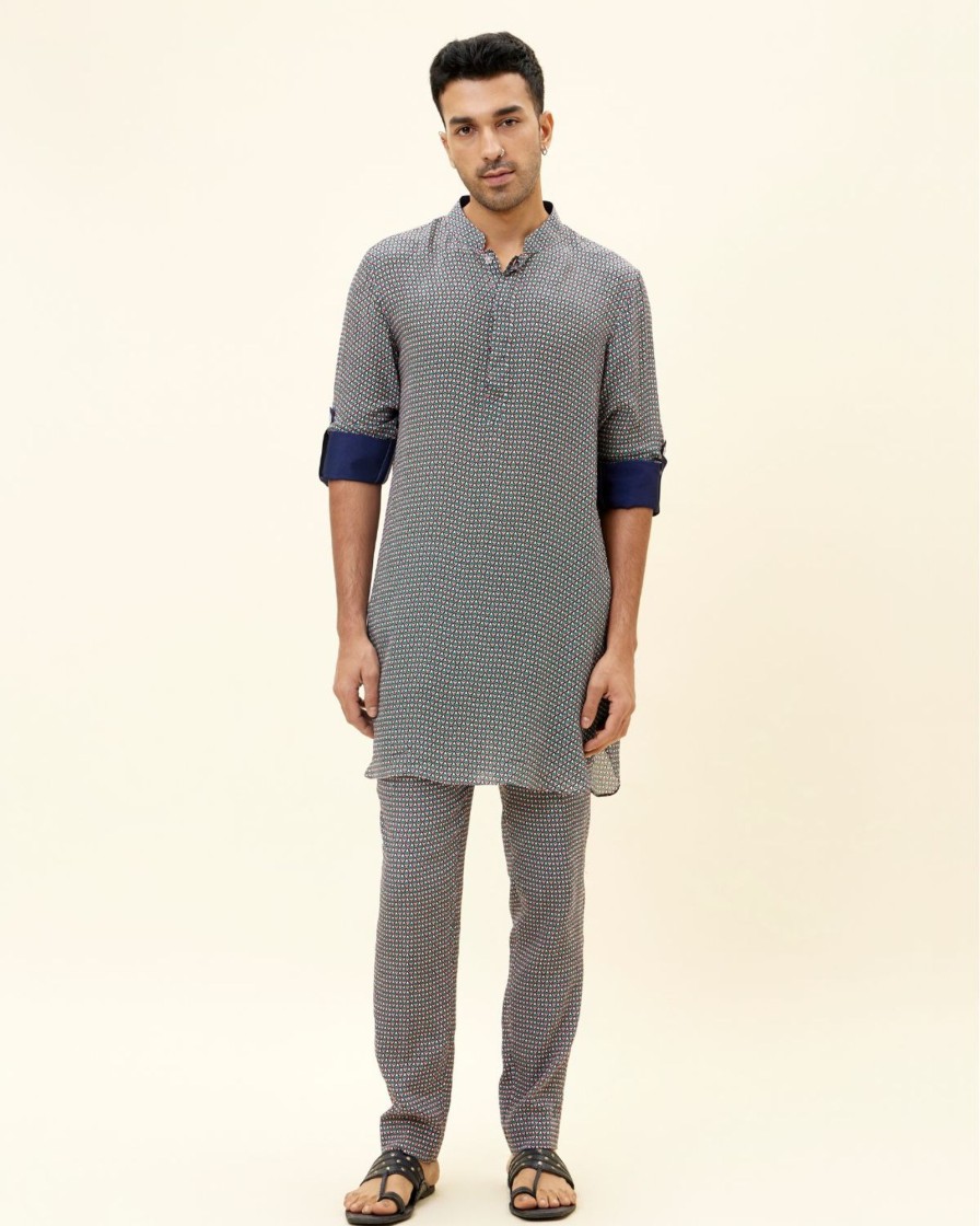 Mens SVA Menswear | Artsy Printed Kurta Set