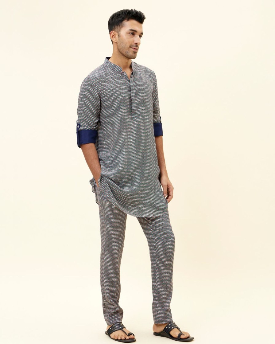 Mens SVA Menswear | Artsy Printed Kurta Set