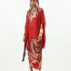 Womens Aseem Kapoor | Sindoor Rasa One Shoulder Dress And Jacket