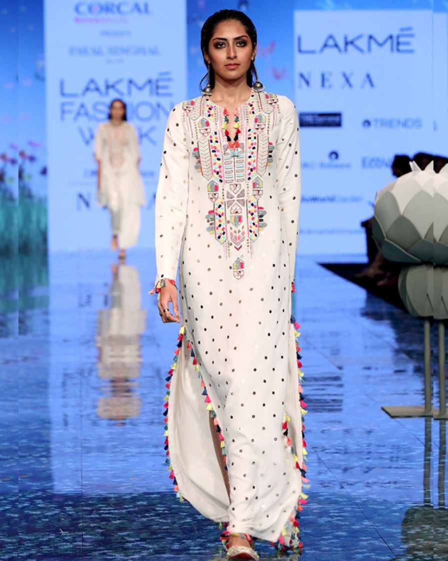 Womens Payal Singhal | Adara Ivory Kaftan