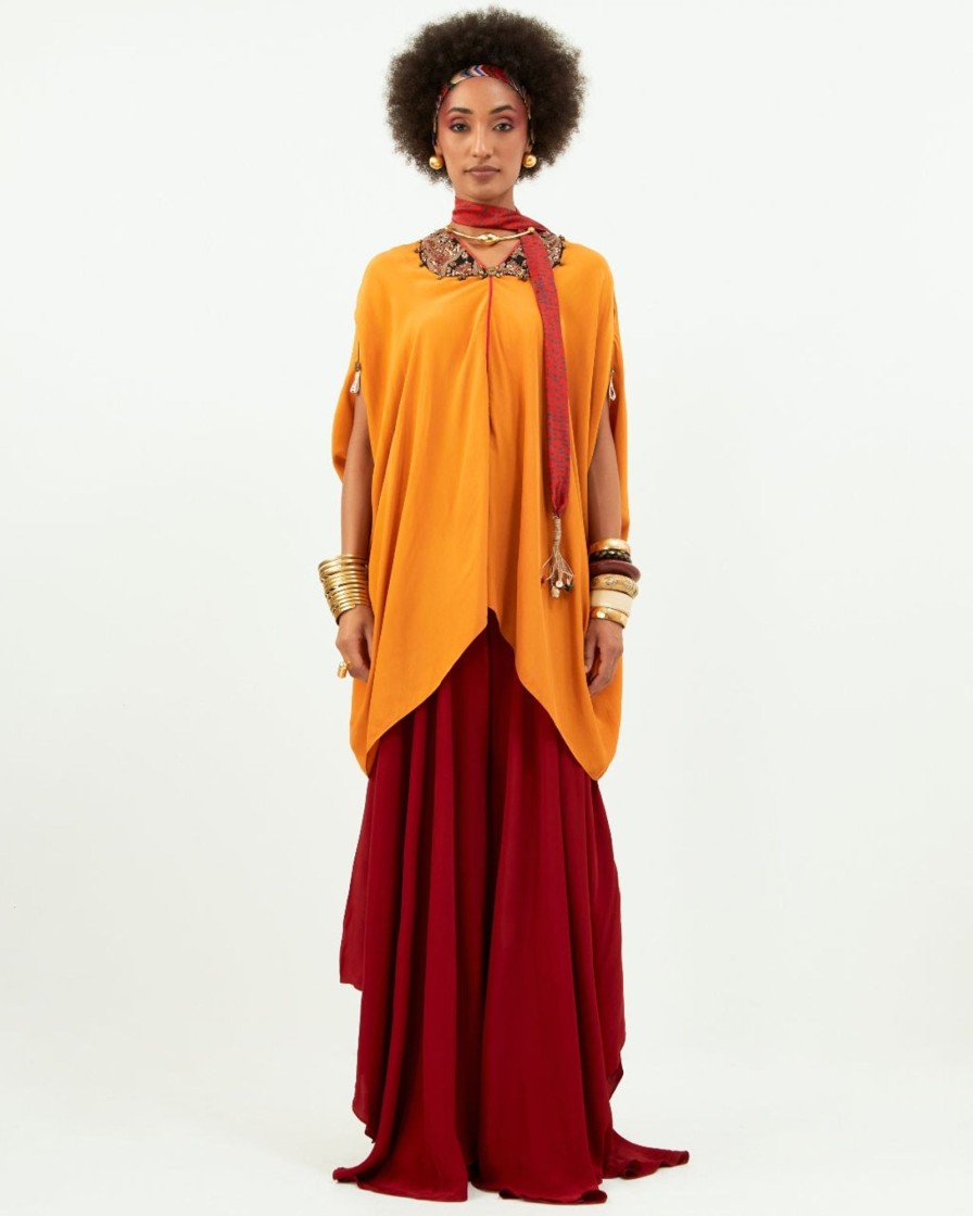 Womens Aseem Kapoor | Topaz Fizaa Kaftan Tunic Set