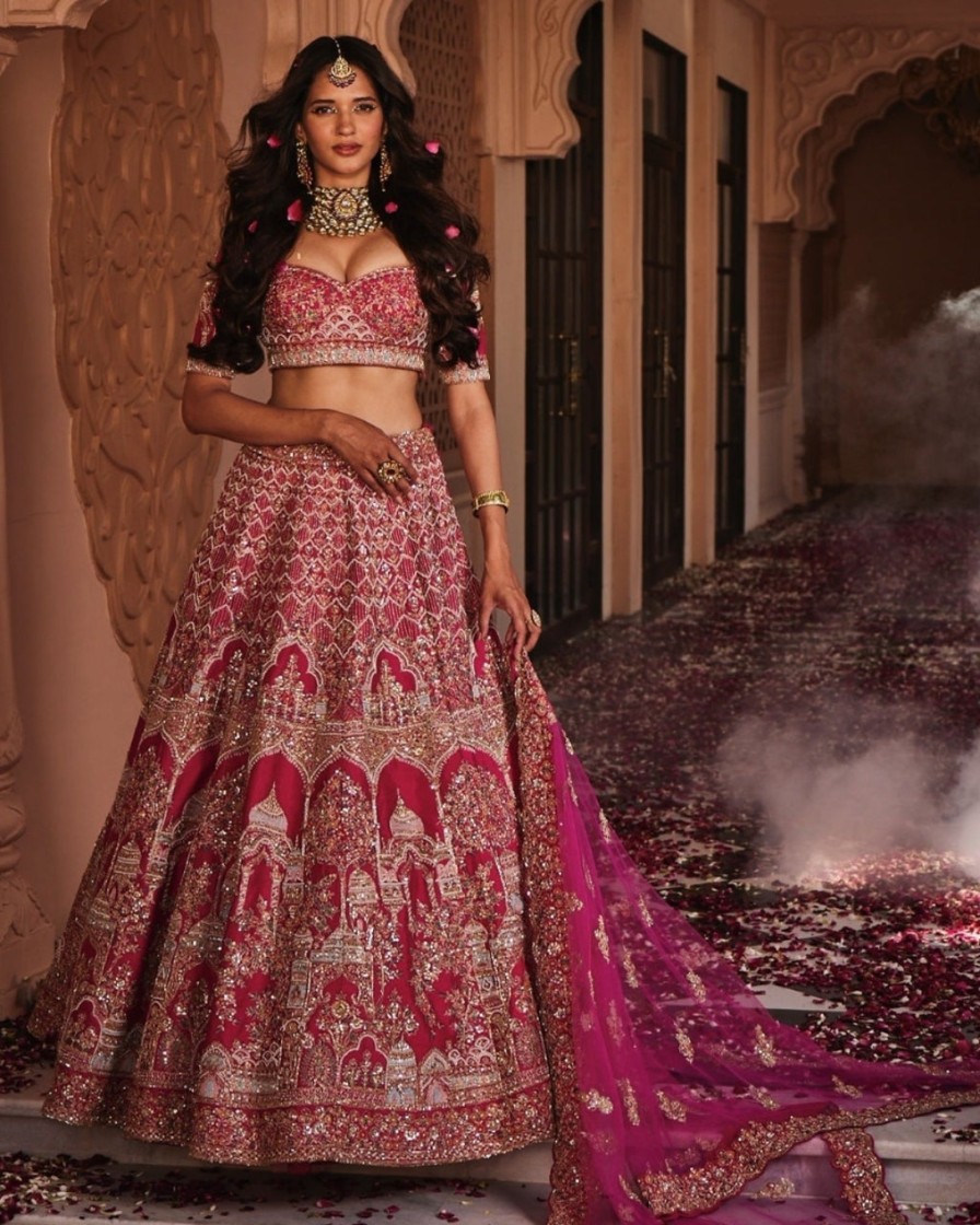 Womens Kalighata | Lucknowi Lehenga Set