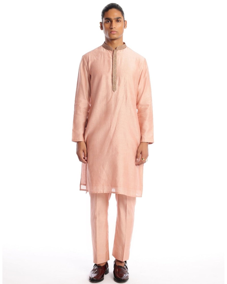 Mens Aisha Rao Menswear | Melange Kurta Set