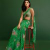 Womens Chamee and Palak | Adele Drape Sari Set