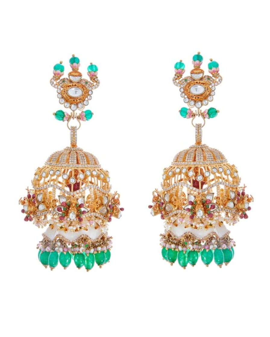 Womens RaAbta by Rahul | Jhoomar Ghoomar Earrings