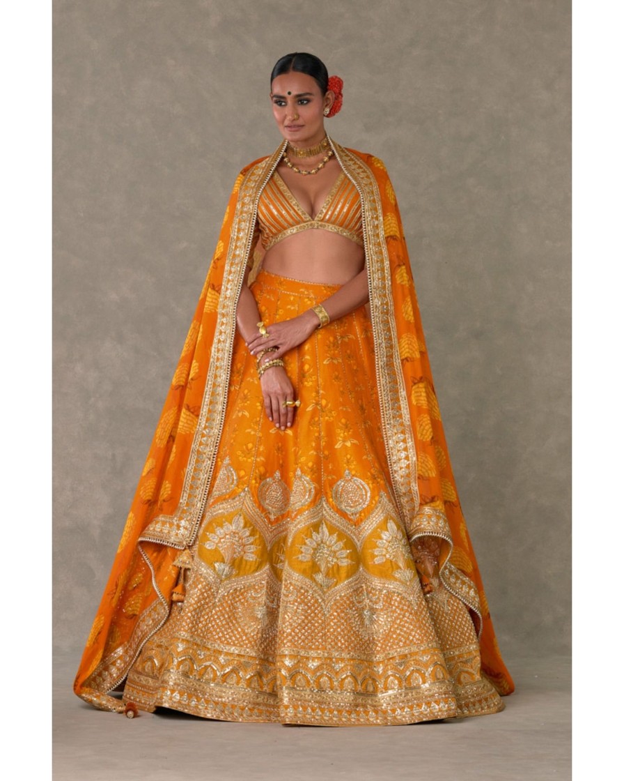 Bridal House of Masaba | Rust Narangi-Bagh Lehenga Set