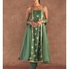 Womens House of Masaba | Moss Green Irisbud Anarkali Set