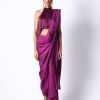 Womens 431-88 | Halter Fringe Top With Masai Godet Sari