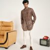 Mens Project Bandi | Charcoal Sitara Malai Cotton Kurta Pajama Set