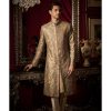 Mens Seema Gujral Mens | Ash Grey Sequin Sherwani Set