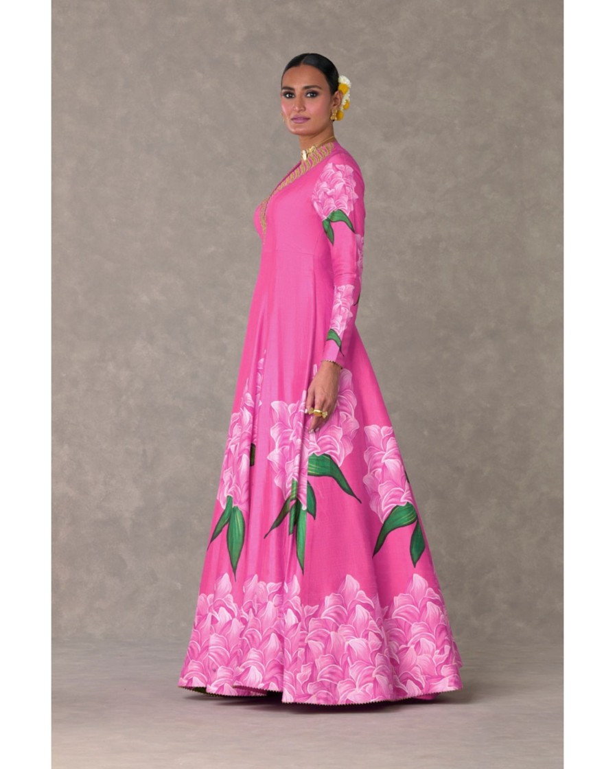 Womens House of Masaba | Gulaab Pink Candy Swirl Gown