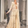 Bridal Ritika Mirchandani | Azra Ivory Gold Jacket And Sharara Set