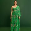 Womens Chamee and Palak | Adele One Shoulder Gown