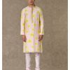 Mens House of Masaba Mens | Baby Pink Parijat Kurta Set