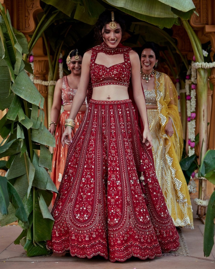 Womens Chamee and Palak | Amrita Lehenga Set