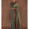 Womens House of Masaba | Moss Green Irisbud Sari