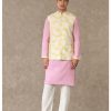 Mens House of Masaba Mens | Mint Candy Swirl Kurta Set