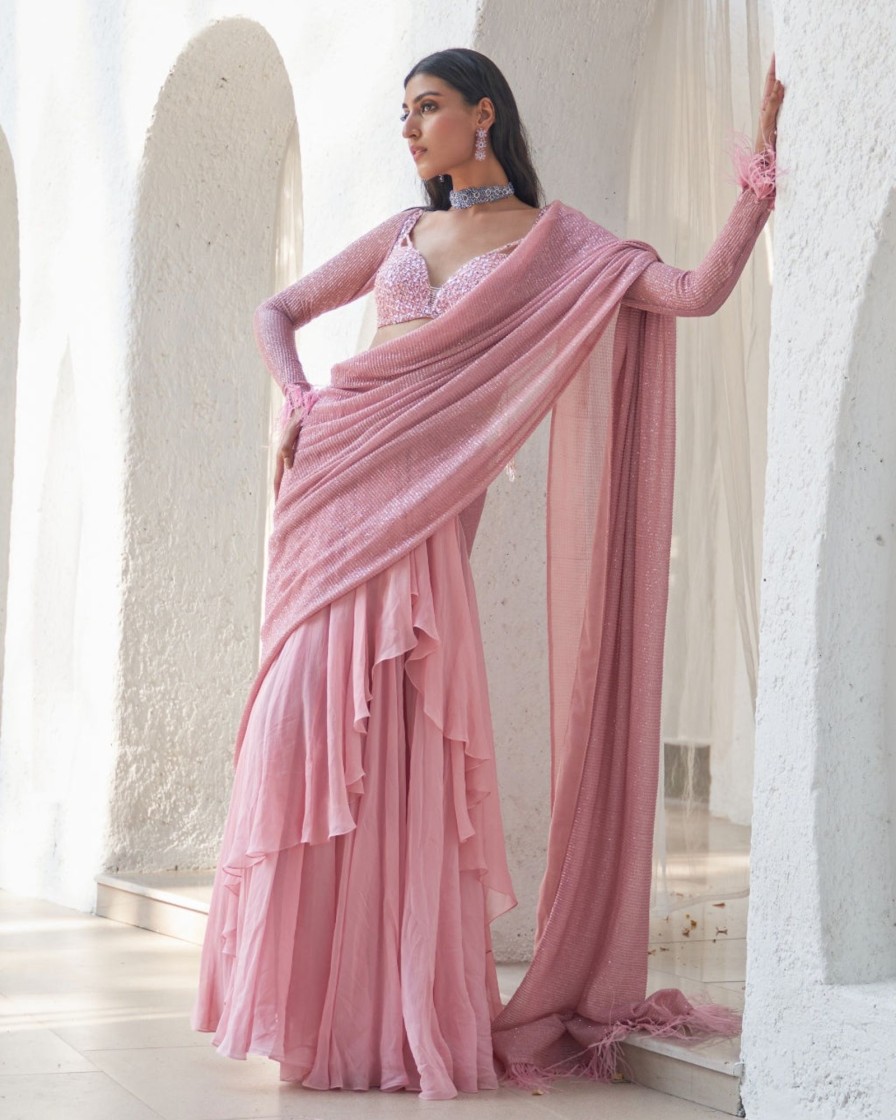 Womens Mahima Mahajan | Zadi Sari Set