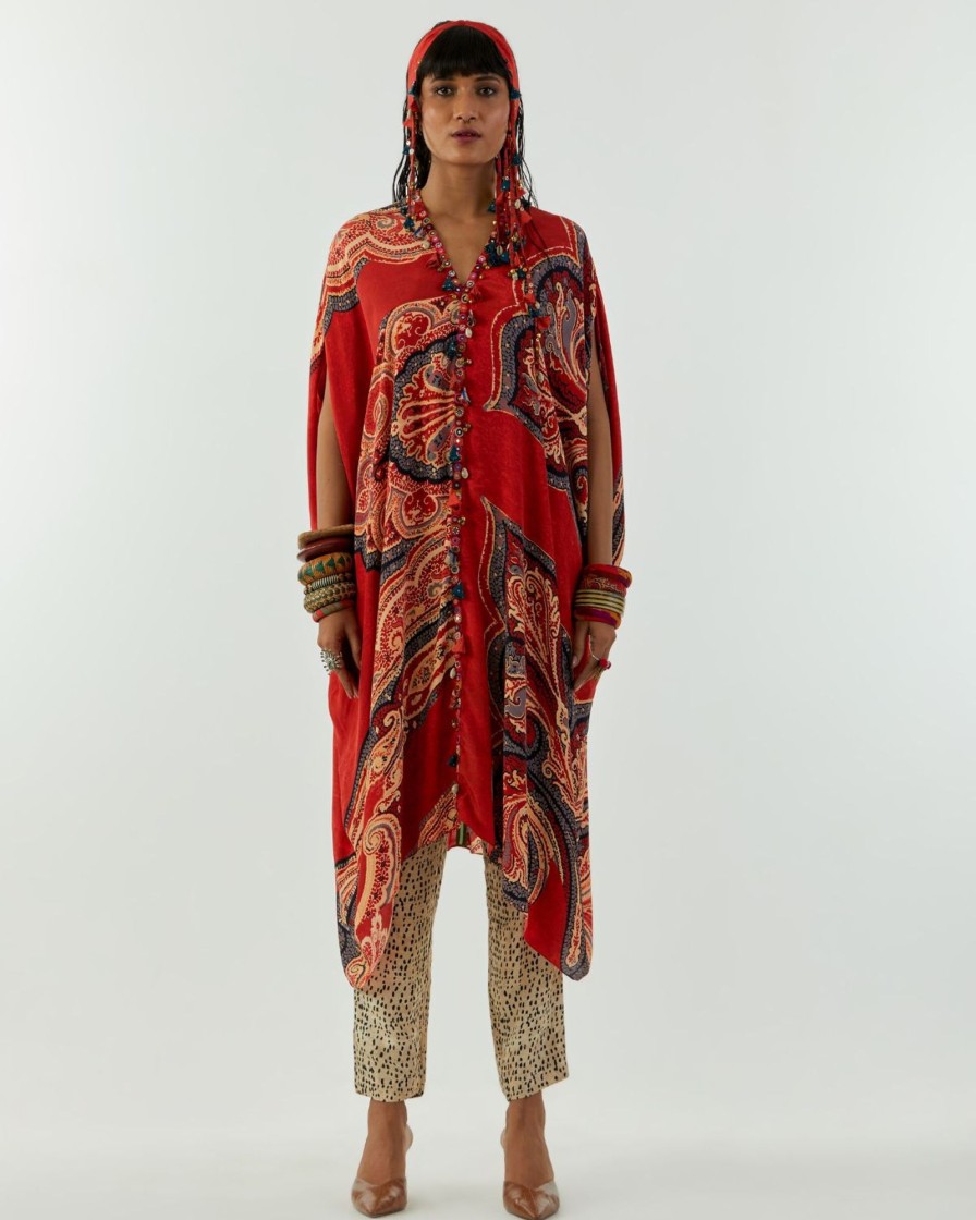 Womens Aseem Kapoor | Ritu Kaftan Tunic Set