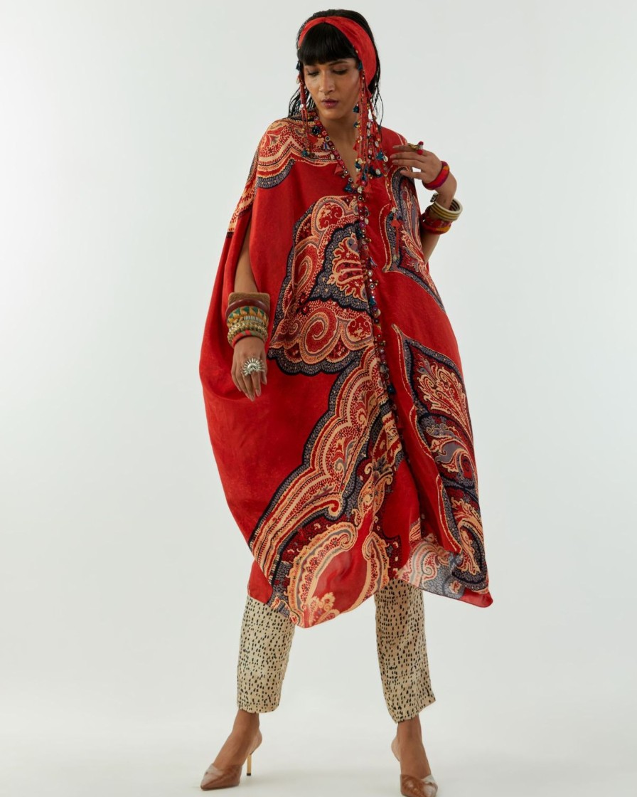 Womens Aseem Kapoor | Ritu Kaftan Tunic Set