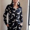 Womens House of Masaba | Black Mooncrest Top