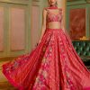 Womens Paulmi u0026 Harsh | Blooming Floral Printed Lehenga Set