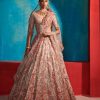 Womens Dolly J | Etta Seashell Floral Garden Bridal Lehenga Set