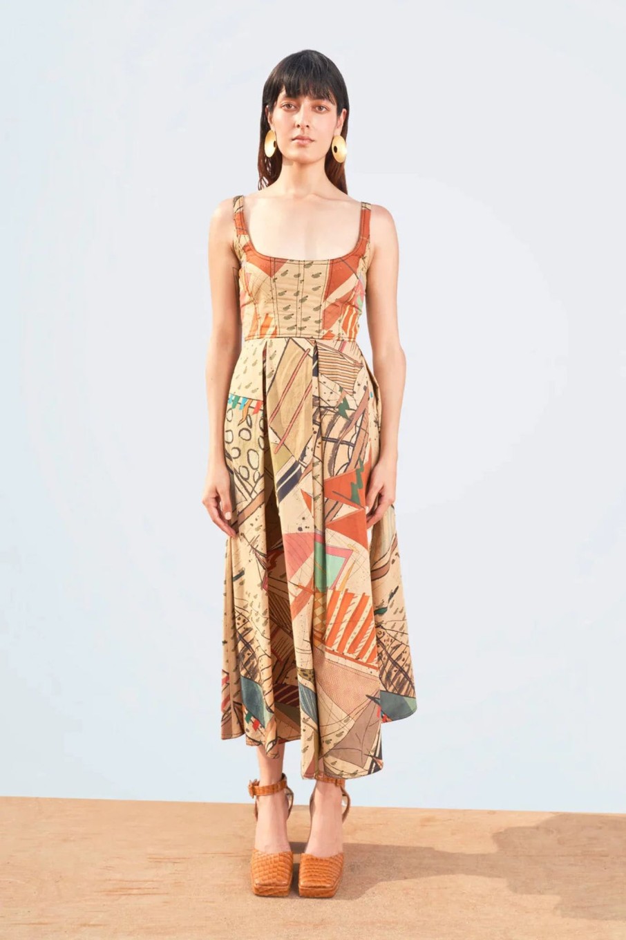 Womens Aisha Rao | Seabound Midi Dress