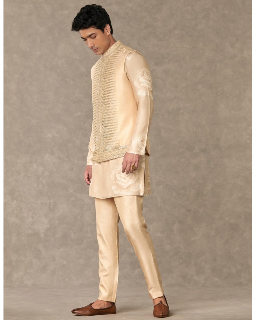 Mens House of Masaba Mens | Beige Trikone Bandi Set