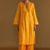 Womens House of Masaba | Mango Yellow Springbud Culotte Set