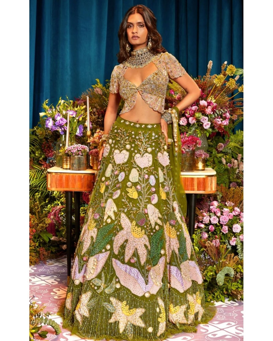 Bridal Papa Don't Preach | Melisa Lehenga Set