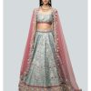 Bridal Aisha Rao | Blue Mahin Lehenga Set