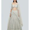 Bridal Aisha Rao | Blue Layla Lehenga Set