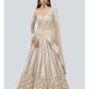 Bridal Aisha Rao | Ivory Ziba Lehenga Set