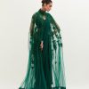 Womens Mala u0026 Kinnary | Emerald Masoom Sari Set