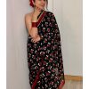 Womens House of Masaba | Black Irisbud Sari